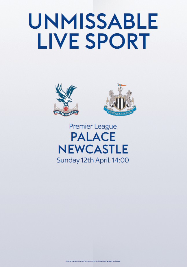 Palace v Newcsatle