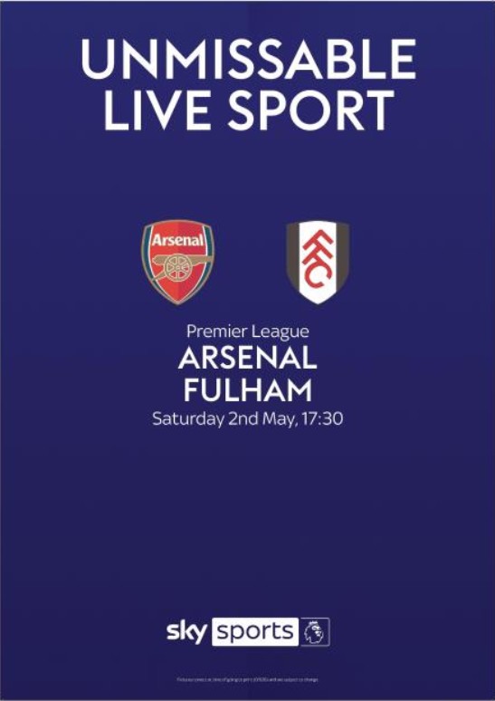 Arsenal v Fulham