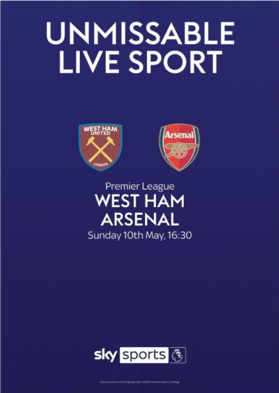 West Ham v Arsenal