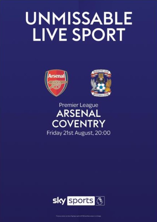 Arsenal v Coventry