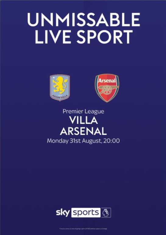 Villa v Arsenal