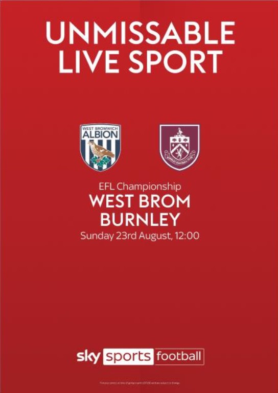 West Brom v Burnley